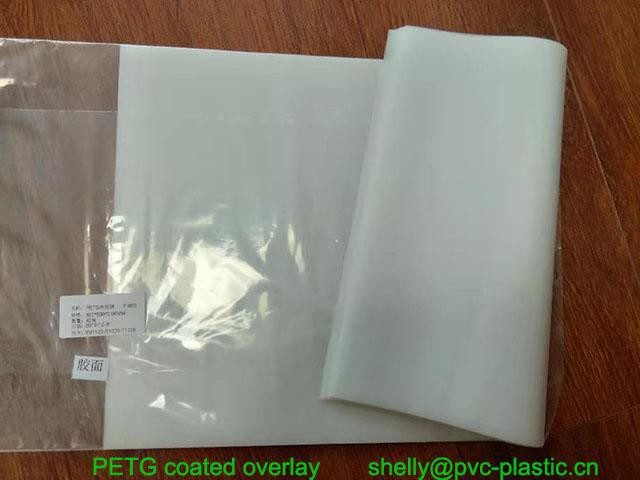 PETG coated overlay